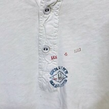 H3789dL Polo by Ralph Lauren ポロバイラルフローレン サイズS 半袖Tシャツ 半袖シャツ バンドカラー ホワイト系 メンズ コットン100% _画像5