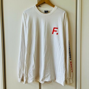 H3909cL USA製 FACT. ファクト サイズM 長袖Tシャツ ロングスリーブ ロンT ホワイト 白 メンズ コットン100% アメリカ製 スケーター 