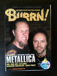 Ba1 07917 BURRN! バーン 2006年6月号 METALLICA：ジェイムズ・ヘットフィールド/ラーズ・ウルリッヒ BON JOVI/JUDAS PRIEST/FIREBIRD 他