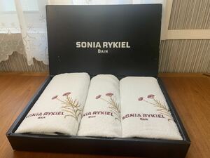 [ не использовался ]SONIA RYKIEL BAIN Sonia Rykiel ma LUKA woshu полотенце полотенце для лица 2 листов полотенце комплект совместно 