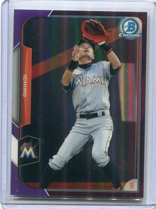 2015 Bowman Chrome Purple Refractor 153 Ichiro イチロー 250枚限定