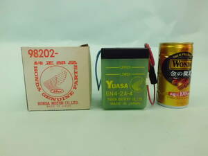  selling out valuable unused storage goods Honda for motorcycle Yuasa 6N4-2A-4 battery 