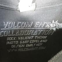 VOLCOM バンドTシャツ ボルコム バンド Tシャツ ブラック M 半袖 プリント カラフル_画像6