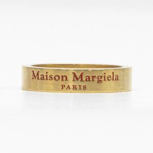  new goods mezzo n Margiela Gold Logo ring ring antique processing 17 number 