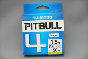 即決!!シマノ★ピットブル4 1.5号 150ｍ★新品 SHIMANO PITBULL