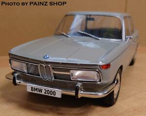 1/18 BMW 2000 グレー 1966 MCG製 ダイキャスト製ミニカー