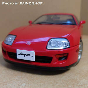 1/18 Toyota Supra JZA80 red TOYOTA SUPRA Solido made 