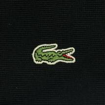 【人気アイテム】LACOSTE ラコステ 半袖 ポロシャツ サイズ5 ブラック ワニ 23-161_画像5