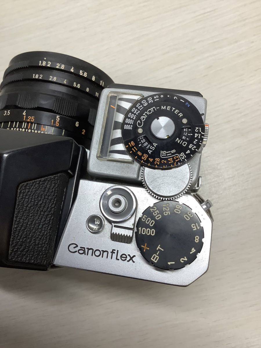 7Y4希少 Canon flex 一眼レフカメラ レンズ R 50mm f:1.8 SUPER