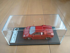 Look Smart производства Lamborghini счетчик k25 годовщина Anniversary 25° Anniversary 1988 красный 1/43 LS327B