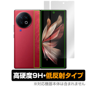 vivo X Fold 2 サブ画面 背面 用 保護 フィルム OverLay 9H Plus ヴィーヴォ エックス フォールド 2 スマホ 高硬度 アンチグレア 反射防止