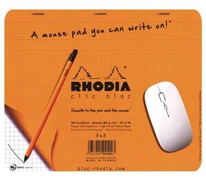 ロディア/RHODIA クリックブロック マウスパッド