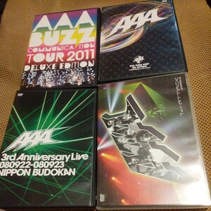 AAA TOUR 2006 -1st ATTACK- DVD 他3作品DVDまとめ売り　送料無料~　