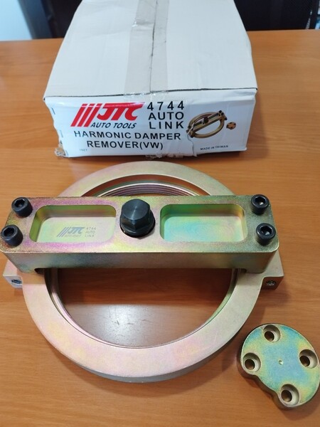 クランクプーリーリムーバー VW AUDI エンジン 5気筒 JTC4744 ヴァナゴン T4 ハーモニック バイブレーションダンパー タイミングベルト