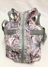 12263/レスポートサック LESPORTSAC ハンドバッグ レスポナイロン 薄ピンク 蝶々 ミニボストン レディース 鞄 中古_画像4