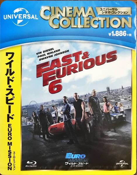 Blu-ray Disc ワイルド・スピード EURO MISSION ヴィン・ディーゼル, ポール・ウォーカー FAST & FURIOUS 6 未使用未開封品