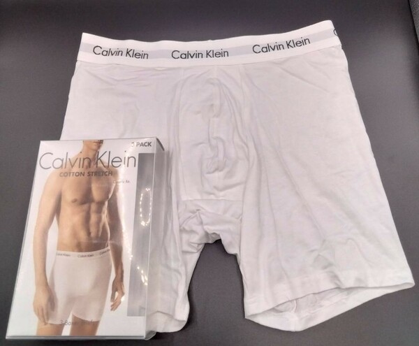 Calvin Klein(カルバンクライン) ボクサーブリーフ ホワイト Mサイズ 1枚 メンズボクサーパンツ 男性下着 NB1770