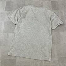 良品 USA製生地 SCHOTT ショット vネック ポケt ポケットtシャツ 半袖 メンズ Mサイズ 霜降りグレー_画像2