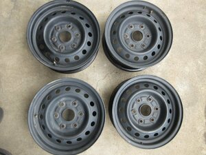 7289ケ3○15×5 1/2J PCD139.7 6H +29 トヨタ 100系 ハイエース純正 2WD用 鉄ホイール 4本　刻印 EK　【本州四国九州送料無料】