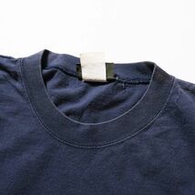 90's 00's ティンバーランド ロゴ刺繍 コットン ポケット Tシャツ 半袖 (XL位) 紺 ネイビー ポケT 90年代 旧タグ オールド Timberland Y2K_画像6