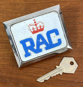 1960後期〜70年代 RAC グリルバッジ 英国輸入品 当事物 ミニ Mini、Vespa、Lambrettaに ビンテージカーバッジ AA Royal Automobile Club