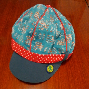  Boo Foo Woo b- Home zBOOHOMES hat hat Casquette S size 50~52. rom and rear (before and after) used light blue Escargo pattern 