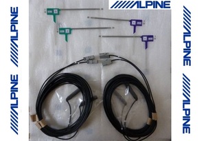 EX1000-AL.: Alpine made new goods TV film antenna set for 1 vehicle ④ 20 series Alphard,20 series Vellfire .