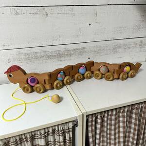  wooden imomsi hand made rattle toy ....