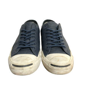 CONVERSE コンバース JACK PURCELL ジャックパーセル レザー スニーカー US8.5 26.5cm ネイビー SH1の画像5