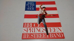 ▲　ブルース・スプリングスティーン BORN IN THE U.S.A. 1984ツアーパンフレット　BRUCE SPRINGSTEEN　※管理番号 pa1946