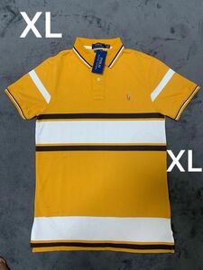 新品POLO Ralph Laurenカスタムスリムフィット XL サイズポロシャツアメリカで先日購入した日本未入新品未使用です。