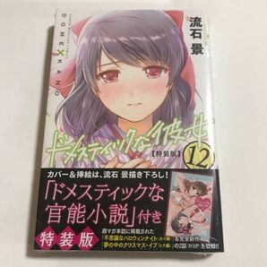 初版　ドメスティックな彼女　12巻　特装版 流石景　官能小説