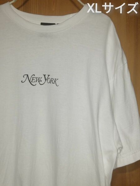 BEAMS　XLサイズ　NEW YORKプリントTシャツ