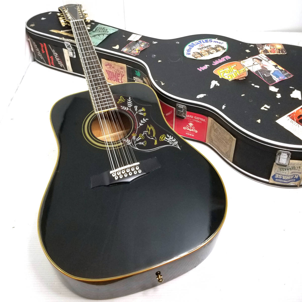 特注品?】グレコGRECO☆12弦 アコースティックギター ハミングバード