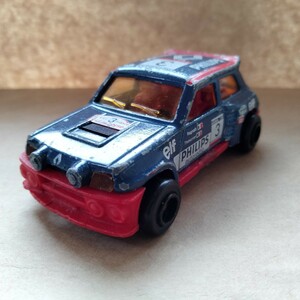 マジョレット　ルノー　5　ターボ　MAXI ミニカー　majorette RENAULT 5　TURBO MAXI フランス製　ミニカー　1/55　アンティーク