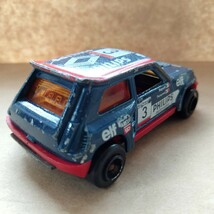 マジョレット　ルノー　5　ターボ　MAXI ミニカー　majorette RENAULT 5　TURBO MAXI フランス製　ミニカー　1/55　アンティーク_画像3