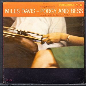 【米オリジナル】MILES DAVIS プロモ白ラベル RARE 両溝 MONOプレス PORGY AND BESS マイルスデイヴィス COLUMBIA