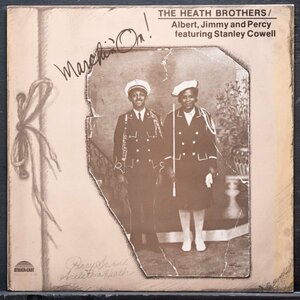 【仏オリジナル】THE HEATH BROTHERS 美品 FRANCE盤 MARCHIN' ON / SPIRITUAL JAZZ / STRATA EAST / STANLEY COWELL