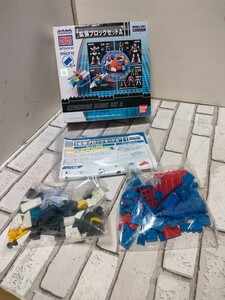 珍品！バンダイ　メガブロック 拡張ブロックセットA　(Gファイター) 　未組立