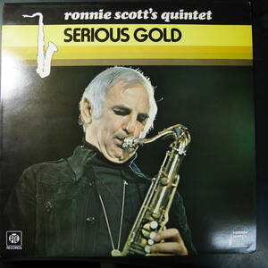 アナログ ● 輸入盤・UK～Ronnie Scott's Quintet Serious Gold レーベル:Pye Records PYA 20238