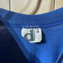 [KWT3786] 80's 90's US古着 d 半袖Tシャツ レディース ブルー M ポス_画像5