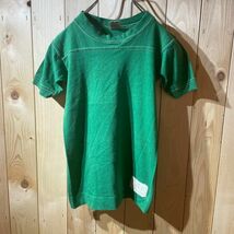 [KWT3808] 80's 90's US古着 半袖Tシャツ キッズ ケールグリーン XS ポス_画像2