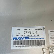 RAYS VR GRA EV04 17インチ　8J+35 9J+40 4/5H-114.3 中古_画像9