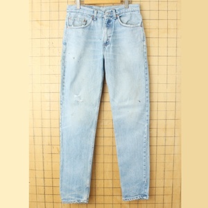 90s USA製 Levis リーバイス 512 テーパード スリム ジーンズ ブルー デニム パンツ W32 アメリカ古着