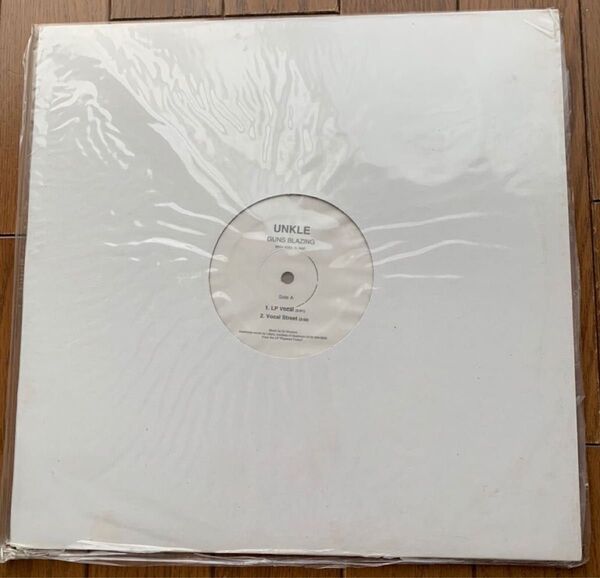 プロモ盤 UNKLE / GUNS BLAZING / KOOL G RAP