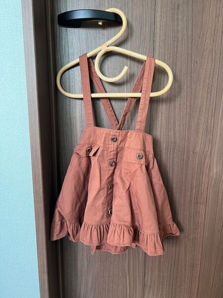 美品 韓国子供服 FLO ジャンパースカート