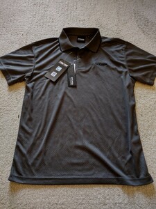 kaepa ケイパ ゴルフ 半袖 ポロ シャツ UV カット ケア 紫外線対策 速乾 チャコール グレー Mサイズ 新品未使用