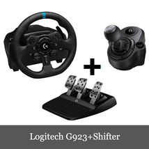 Logitech G923 Driving TureForce Feedback Racing Wheel Shifter付き セット 1年保証輸入品_画像1