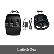 Logitech G923 Driving TureForce Feedback Racing Wheel Shifter付き セット 1年保証輸入品_画像2