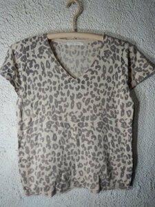 to6648 CIAO PANIC Ciaopanic short sleeves v neck animal pattern design t shirt popular postage cheap 